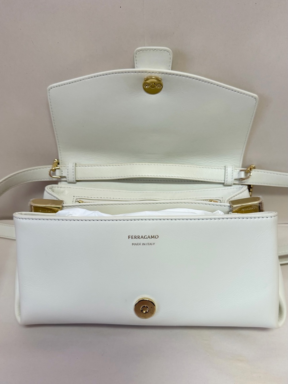 Ferragamo Small Front Flap Crossbody Bag - Picture 6 of 9